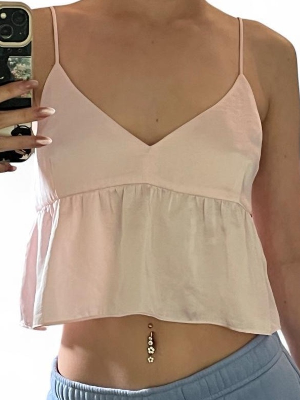 Wilfred Pink Blush Satin Cami